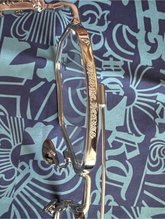 Chrome Hearts Phunk Brushed Silver Glasses main image 10